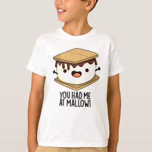 Camiseta Me Tenías En Malvavisco Chiste Divertido De Smore