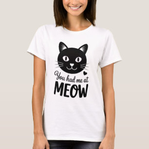 Camiseta Me Tenías en Miau - mujeres divertidas