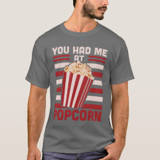 Camiseta Me Tenías En Palomitas de Maíz retro