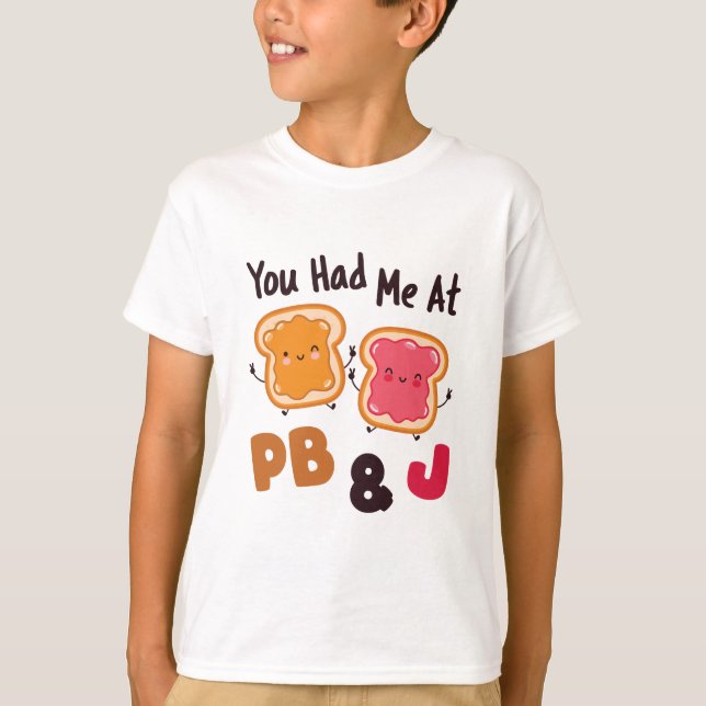 Camiseta Me tenías en PB&J Peanut Butter y Jelly (Anverso)