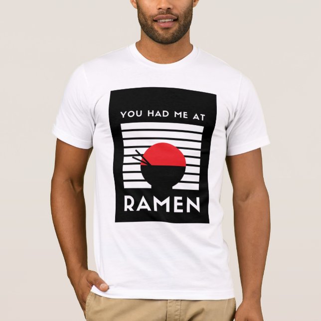Camiseta Me tenías en Ramen (Anverso)