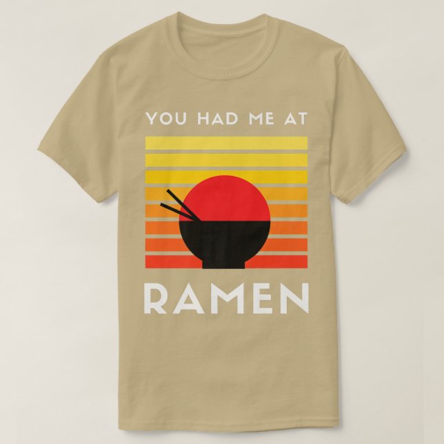 Camiseta Me Tenías En Ramen 3032 (Diseño del anverso)