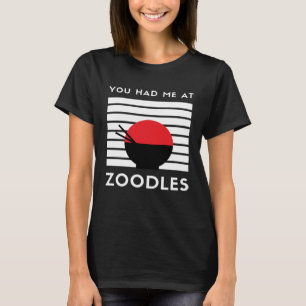 Camiseta Me Tenías En Zoodles Keto Foodie