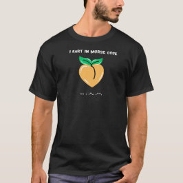 Camiseta Me tiro pedos en código morse humor divertido rega
