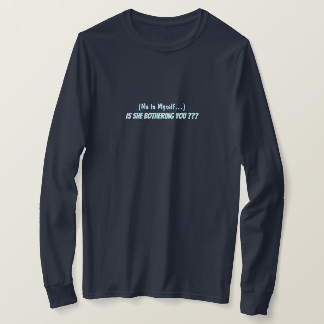 Camiseta “Me to Myself” Basic Long Sleeve T-Shirt (Anverso del diseño)