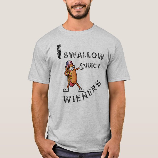 Camiseta Me Trague Juicy Wieners (Anverso)