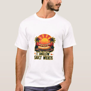 Camiseta Me Trague Saucy Wieners Divertido Chiste Adulto Pe