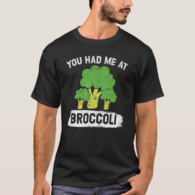 Camiseta Me Tuvo En Broccoli Vegan Vegetable Saludable Veg (Anverso)