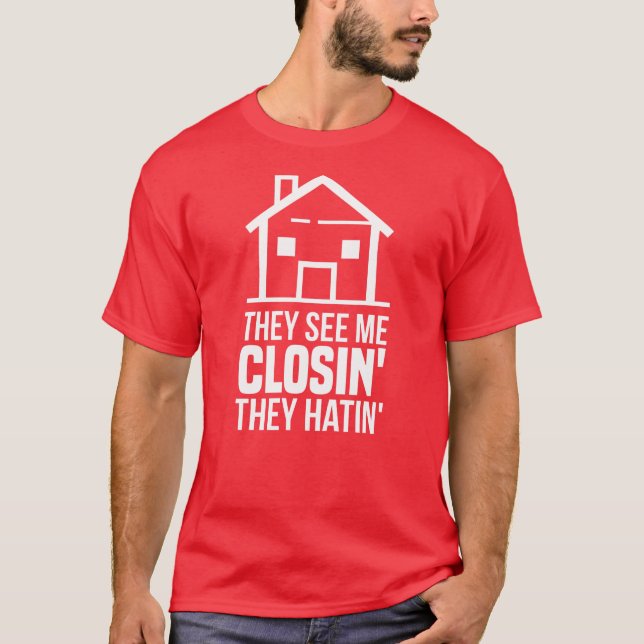 Camiseta Me Ven Cerrando Agente Inmobiliario (Anverso)