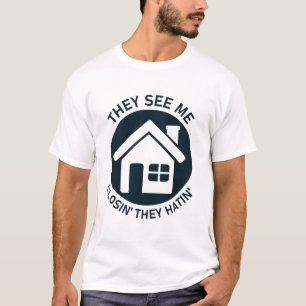 Camiseta Me Ven Cerrando Y Odian' - Bienes Raíces