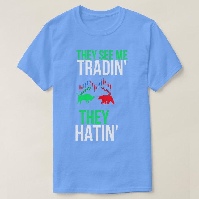 Camiseta Me ven comerciando con el que odian 1 (Diseño del anverso)