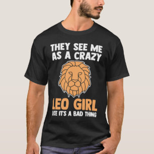 Camiseta me ven como un loco chica leo como que es malo