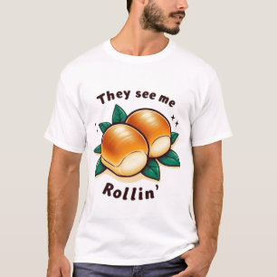 Camiseta Me Ven El Gracioso Día De Gracias De Rollin