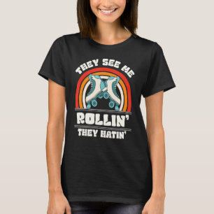 Camiseta Me ven Rollin, odian, amo a los 80
