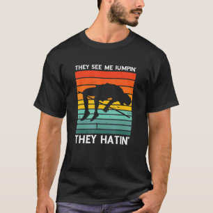 Camiseta Me Ven Saltar A La Alta J Atleta De Salto Retro