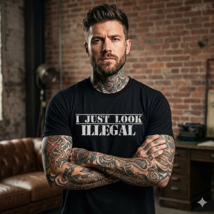 Camiseta Me veo ilegal orgullo Mexicano