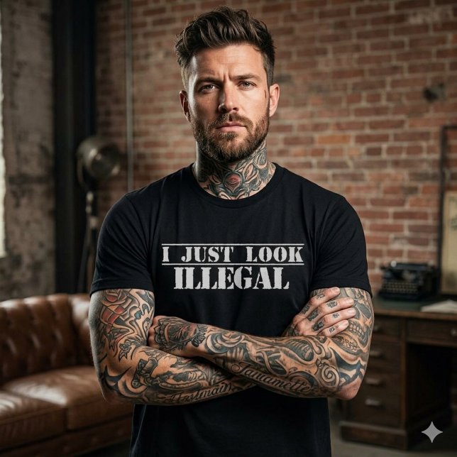 Camiseta Me veo ilegal orgullo Mexicano (Subido por el creador)