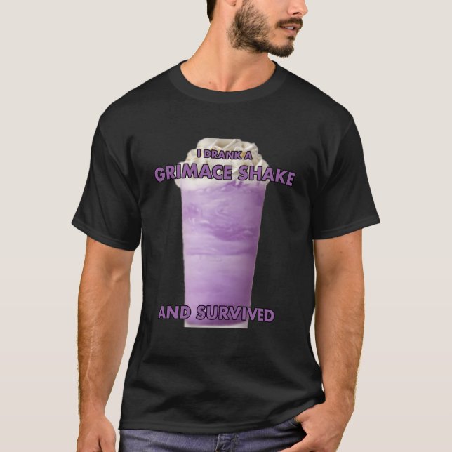 Camiseta Me Vieron Un Sacudón De Grimace Y Sobreviví. (Anverso)
