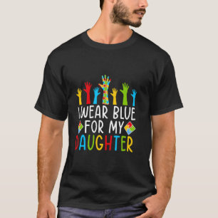 Camiseta Me visto de azul por el día de concienciación sobr
