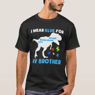 Camiseta Me Visto de Azul Por Mi Hermano Aceptación Concien