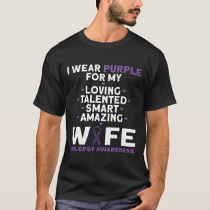 Camiseta Me Visto de Morado Por Conciencia de Epilepsia de