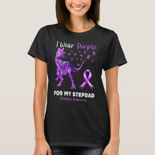 Camiseta Me Visto de Morado Por Mi Padrastro Conciencia de