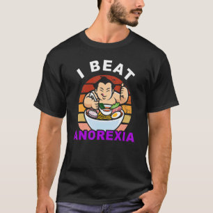 Camiseta Me visto de púrpura por la conciencia de la anorex