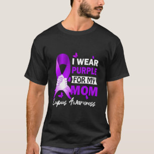 Camiseta Me Visto de Púrpura Por Mi Mamá Lupus Madre Concie
