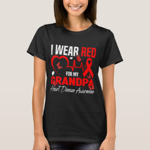 Camiseta Me Visto de Rojo Por Mi Abuelo Conciencia de la En