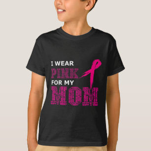 Camiseta Me Visto de Rosa Por Conciencia del Cancer de Seno