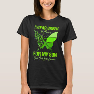 Camiseta Me visto de verde lima por la lesión de la médula