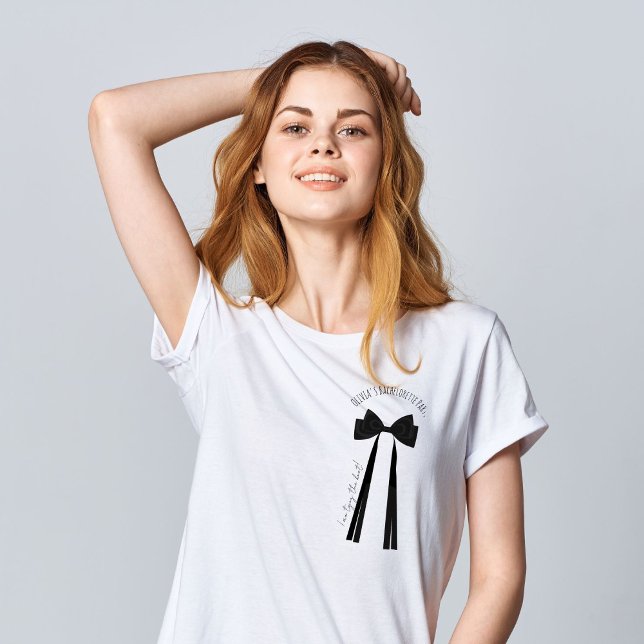 Camiseta Me voy a casar lazo negro despedida de soltera (Subido por el creador)