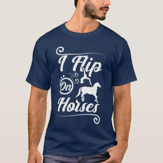Camiseta Me voy a los caballos chico