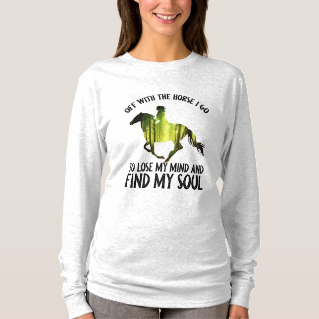 Camiseta Me Voy A Perder El Bosque Mental. (Anverso)