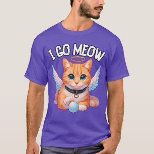 Camiseta Me voy Meme de gato maullando Gato que no maúlla A