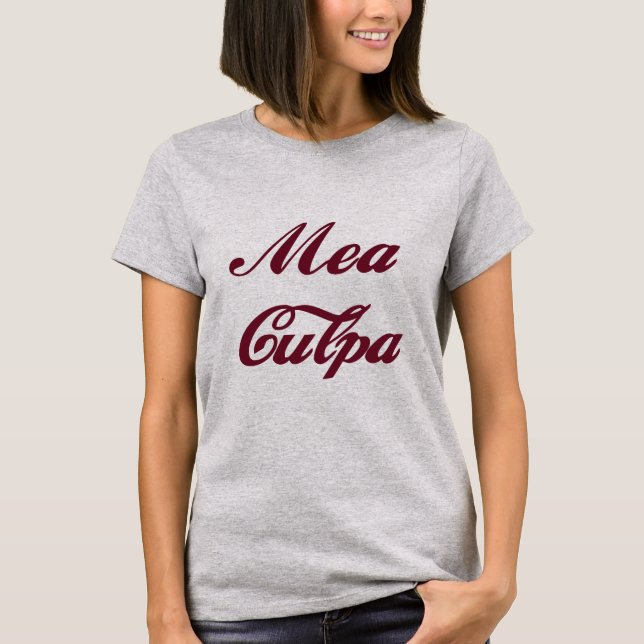 Camiseta Mea Culpa (Anverso)