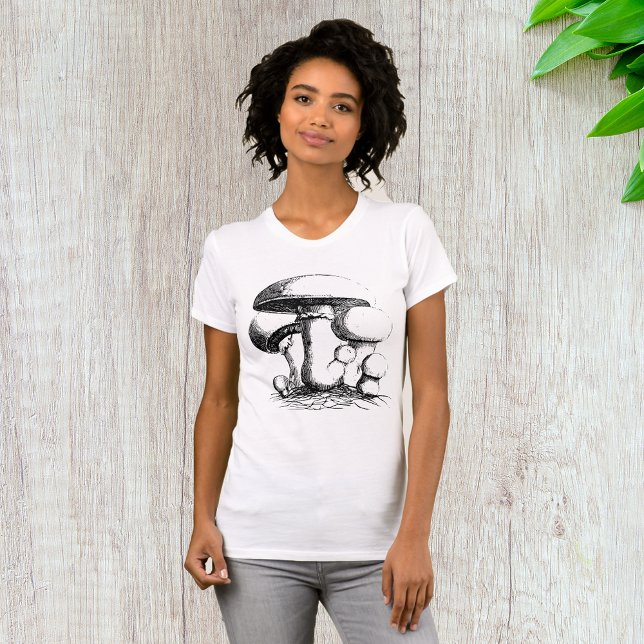 Camiseta Meadow Mushrooms Womens T-Shirt (Subido por el creador)