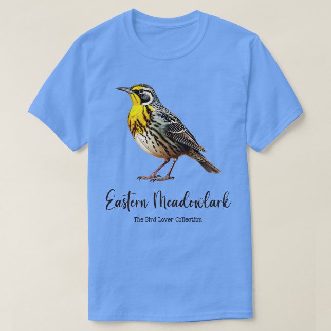 Camiseta Meadowlark Oriental, la colección de amantes de la (Diseño del anverso)