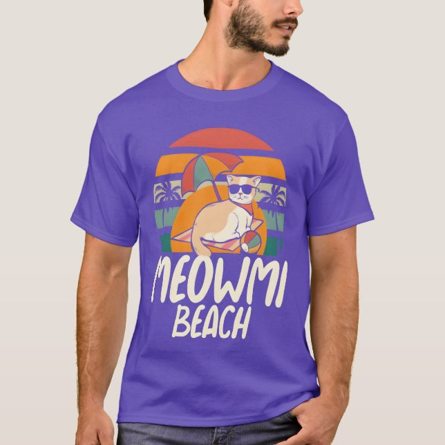 Camiseta Meaowmi Beach boy (Anverso)