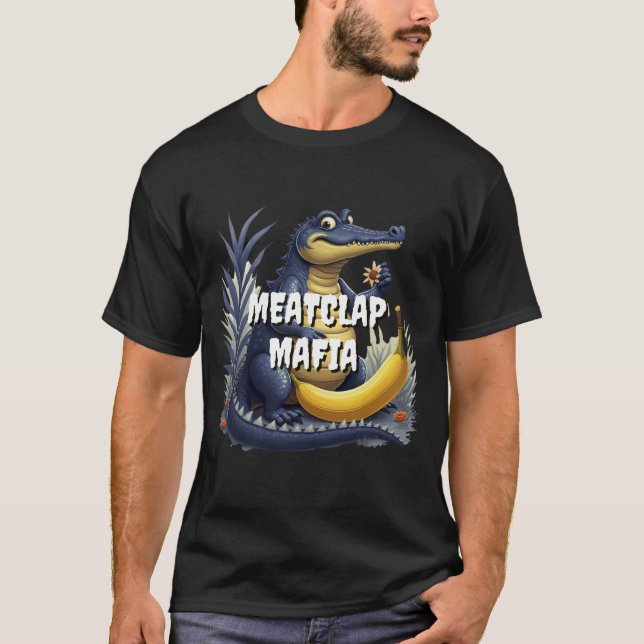 camiseta Meatclap Mafia gator (Anverso)