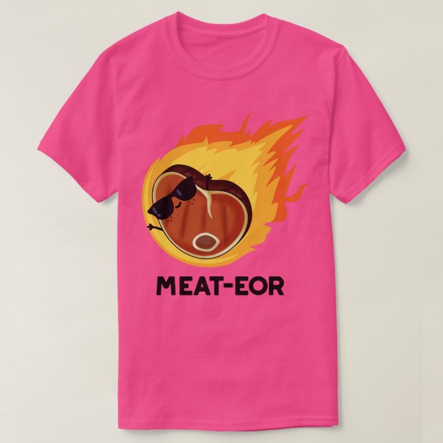 Camiseta Meateor Funny Carne Pun (Diseño del anverso)
