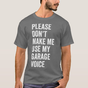 Camiseta Mecánica automática divertida reparación de voz de