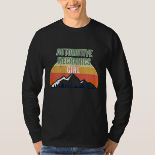 Camiseta Mecánica Automotriz Para Mujeres Mecánica Automotr