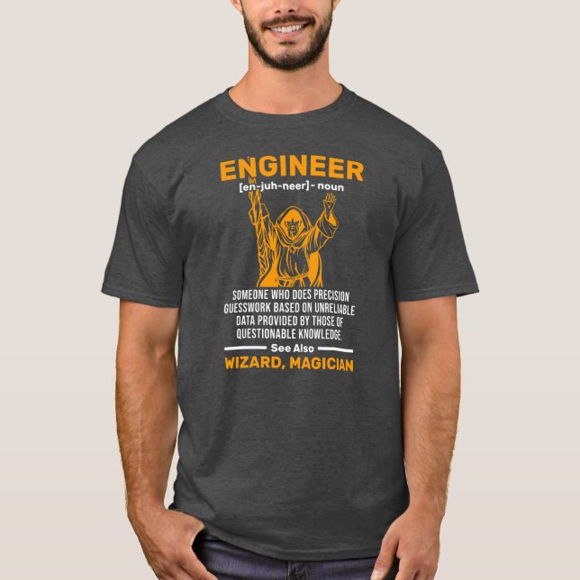 Camiseta Mecánica civil de definición de ingeniero asistent (Anverso)
