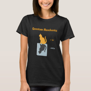 Camiseta Mecánica Cuántica de Garaje Física del Gato de Sch