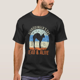 Camiseta Mecánica Cuántica de Garaje Muerto y Vivo Retro Sc