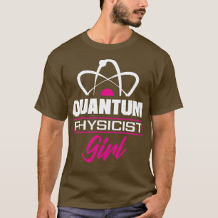 Camiseta Mecánica cuántica Ingeniero Chica Físico Quantum
