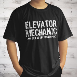 Camiseta Mecánica De Ascensor Sube Más Rápido El Regalo Rep