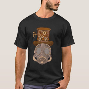 Camiseta Mecánica de gafas de Gorra de vapor Máscara de gas
