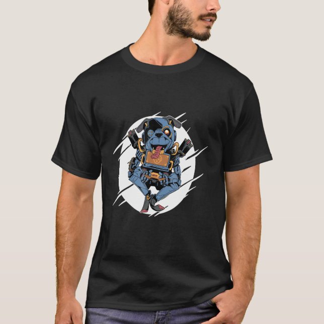 Camiseta Mecánica de la pulsera de Steampunk (Anverso)